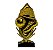 Troféu de Artilheiro Futebol Futsal Dourado Com Placa 17 cms - Imagem 1