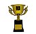 Troféu de Taça Com Placa Dourada Avulsa Pequena 14 cms - Imagem 1