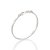 Anel Rommanel Skinny Ring Infinito Cravejado Por 2 Zircônias De 1,0 Mm - Imagem 2