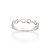 Anel Rommanel Skinny Ring Infinito, Formado Por Quatro Símbolos Do Infinito Intercalados Com Corações - Imagem 1