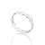 Anel Rommanel Skinny Ring Formado Por Aro Em Formato De Infinitos - Imagem 2