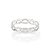 Anel Rommanel Skinny Ring Formado Por Aro Em Formato De Infinitos - Imagem 1