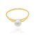 Anel Rommanel Skinny Ring Solitário Com Pérola Sintética De 6 Mm - Imagem 7