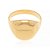 Anel Rommanel Liso Com Parte Superior Oval (Adulto) - Imagem 2