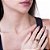 Anel Rommanel Liso Com Parte Superior Oval (Adulto) - Imagem 4