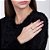 Anel Rommanel Skinny Ring Com Detalhe De "Nota Musical" Com 2 Cristais De 2,00Mm - Imagem 3
