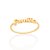 Anel Rommanel Skinny Ring Com A Descrição Família - Imagem 1