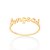 Anel Rommanel Skinny Ring Com A Descrição  Abençoada - Imagem 1