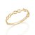 Anel Rommanel Skinny Ring Formado Por Símbolos Do Infinito Intercalados Com Corações - Imagem 1