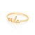 Anel Rommanel Skinny Ring Escrito Vida - Imagem 2