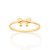 Anel Rommanel Skinny Ring Com Laço Na Parte Superior - Imagem 1