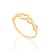 Anel Rommanel Skinny Ring Amor Eterno Formado Por 2 Infinitos E 1 Coração Vazado Ao Centro - Imagem 2