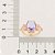 Anel Rommanel Composto Por 2 Cristais Gota De 6X8 Mm E 1 Cristal Oval De 10X14 Mm Ao Centro - Imagem 3