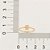 Anel Rommanel Skinny Ring Composto Por Flor Vazada - Imagem 3