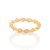 Anel Rommanel Skinny Ring Formado Por Aro Torcido E Trabalhado - Imagem 1