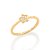 Anel Rommanel Skinny Ring Composto Por Estrela, Cravejada Por 6 Zircônias De 1,0 Mm - Imagem 1