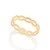 Anel Rommanel Skinny Ring Formado Por Aro Em Formato De Infinitos - Imagem 1