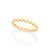 Anel Rommanel Skinny Ring Com Aro Em Formato De Corações(Joia Licenciada Cápsula Ss) - Imagem 1