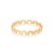Anel Rommanel Skinny Ring Formado Por Peças Retangulares (Blocos)(Joia Licenciada Coleção Giovanna Antonelli) - Imagem 2