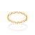 Anel Rommanel Skinny Ring Formado Por Peças Retangulares (Blocos)(Joia Licenciada Coleção Giovanna Antonelli) - Imagem 1
