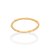 Anel Rommanel Skinny Ring Formado Por Aro De Bolinhas, Com Bolas De 1,30 Mm Intercaladas Por Bolas De 1,60 Mm(Joia Licen - Imagem 1
