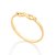 Anel Rommanel Skinny Ring Infinito Cravejado Por 2 Zircônias De 1,0 Mm - Imagem 2