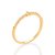 Anel Rommanel Skinny Ring Cravejado Por 20 Zircônias De 0,80 Mm, Com Letra Ao Centro - Imagem 2