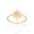 Anel Skinny Estrela Rosa Dos Ventos, - Imagem 1