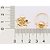 Anel Skinny Com Formato De Lírio Amarelo Cravejado Por 6 Zircônias De 1,75 E Aplicação De Rhodium,(Joia Licen, Coleção A - Imagem 3