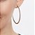 Brinco Meia Argola Aro Trabalhado Com Riscos Med 6 Cm De Diâmetro(Joia Licen  Coleção Ana Hickmann) - 326956 - Imagem 4
