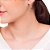 Brinco Rommanel Argola Oval Com Detalhes Em Rhodium Na Parte Superior Med 2,6 Cm - Imagem 3