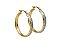 Brinco Rommanel Argola Larga Com Aplique De Rhodium Med 2,9 Cm - Imagem 1