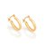 Brinco Rommanel Argola Lisa No Formato Oval Med 1,8 Cm - Imagem 1
