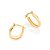 Brinco Rommanel Argola Lisa No Formato Oval Med 1,8 Cm - Imagem 2