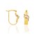 Brinco Rommanel Argola Com Cristal E Fios Em RhodiumMed 2,1 Cm - Imagem 2