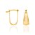 Brinco Rommanel Argola Lisa Formato "U" Med 1,7 Cm - Imagem 2