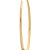 Argola Rommanel Oval Lisa Med 7,40Cm (Joia Licenciada Coleção Ana Hickmann 16º Edição) - Imagem 3