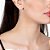 Brinco Rommanel Piercing De Pressão Com Formato Meia Argola Lisa, Tendo O Centro Vazado (Peça Unitária) Med 1,0 Mm De Di - Imagem 2