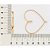 Brinco Argola Formato Coração,Med 4,1 Cm X 4,8 Cm - Imagem 3