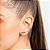 Brinco Rommanel Ear Cuff Cravejado Por 20 Zircônias De 2,75 Mm Med 3,5 Cm X 0,30 Cm (Joia Licenciada Coleção Ss) - Imagem 4