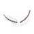 Brinco Rommanel Ear Cuff Cravejado Por 20 Zircônias De 2,75 Mm Med 3,5 Cm X 0,30 Cm (Joia Licenciada Coleção Ss) - Imagem 2