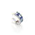 Brinco Rommanel Piercing De Pressão Cravejado Por 9 Zircônias Navetes De 2,5 X 5 Mm Med 1,5 Cm De Diâmetro(Joia Licencia - Imagem 1