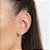 Brinco Rommanel Piercing De Pressão Formato De Ondas Med 1,1 Cm De Diâmetro - Imagem 3
