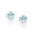 Brinco Rommanel Formato Flor Com 2 Cristais (Par) Med 0,6 Cm X 0,70 Cm - Imagem 1