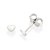 Brinco Rommanel Formato Coração Liso  Med 0,2 Cm X 0,4 Cm - Imagem 2
