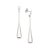 Brinco Formato Gota Med 5,7 Cm X 0,80 Cm (Joia Licen  Coleção Ana Hickmann) - 326966 - Imagem 2