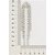 Maxi Brinco Rommanel Cascata Cravejado Por 282 Zircônias De 3,0 Mm,Med 9,9 Cm X 2,6 Cm - Imagem 3
