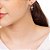 Brinco Rommanel Formato Bailarina Com Rhodium Na Saia Med 2,7 Cm - Imagem 4