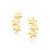 Brinco Rommanel Formado Por Estrelas Lisas Med 1,1 Cm - Imagem 1