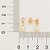 Brinco Rommanel Base Redonda De Cristal Composta Por Pérola Sintética Med 1,4 Cm - Imagem 3